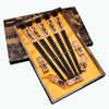 中式家用筷子礼盒装中国风餐具，23厘米送老外木头宫廷风工艺品
