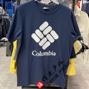 春夏款columbia哥伦比亚户外男休闲透气圆领，短袖t恤ae1415