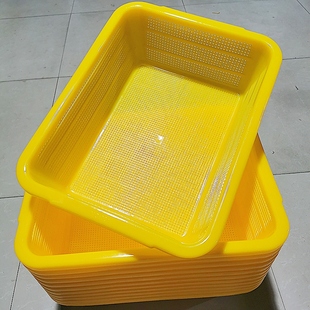 米篮子塑料篮特厚长方形加厚沥水篮方筛厨房洗菜水槽漏水过滤框