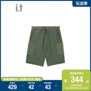 it 5cm/FIVECM男装运动短裤夏季街头风个性运动直筒卫裤6756U2I