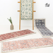 寻由北欧简约现代波斯 古董地毯 客厅茶几毯卧室床边毯美式民族风