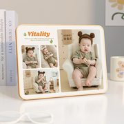 儿童相框照片定制diy成长相册洗相片做成摆台宝宝一周岁打印加