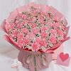 康乃馨玫瑰花束百合鲜花速递同城成都北京上海杭州配送母亲
