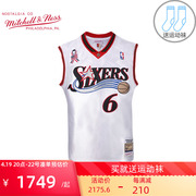 Mitchell Ness复古球衣AU球员版02季NBA全明星艾弗森篮球服男背心