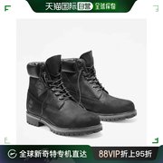 韩国直邮timberland男士，6寸经典款黑色军靴10073