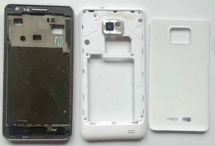 适用于三星i9100g外壳i9108手机，壳s2前壳i9100前框中壳电池盖后盖