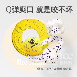 fofos两只福狸狗狗玩具球耐咬磨牙玩具边牧金毛，柯基大型犬宠物球