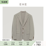 EHE男装 春夏绿色原创设计高级精致西装套西服外套男