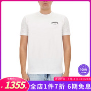 Dsquared2男士时尚休闲舒适透气带有标志百搭短袖T恤白色SS24