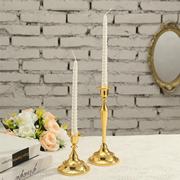 欧式蜡烛台摆件复古家居餐桌饰品浪漫烛光晚餐蜡烛杯