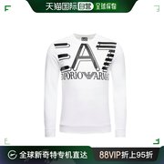 香港直邮ARMANI 阿玛尼 男士 EA7棉质纯色套头卫衣套头衫3HPM27J0