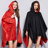 雨衣女两面穿大码斗篷式，成人男蝙蝠袖，外套宽松加厚雨披便携潮户外