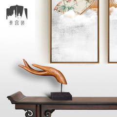 新中式新古典茶室书房摆件桌面摆设