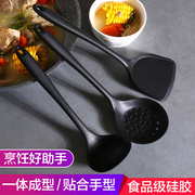 粘不锅专用硅胶锅铲，耐高温家用炒菜铲子汤勺炒勺，煎铲厨具套装