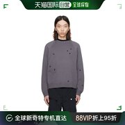 香港直邮潮奢undercover高桥盾，男士灰色刺绣针织衫up1d4902