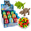创意恐龙蛋巧克力豆奇趣，裂纹蛋儿童可爱惊喜礼物糖果小孩零食玩具