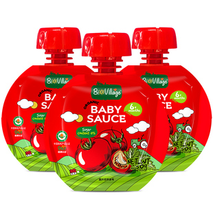 百亿补贴碧欧奇婴幼儿番茄酱，有机无添加调味料mini小包装