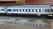 仿真小火车模型轨道儿童电动玩具，中国25绿红蓝，白皮客车厢男孩