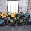 复古工业风酒吧沙发桌椅，组合简约休闲咖啡厅奶，茶店双人铁艺卡座