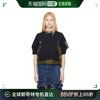 香港直邮潮奢 Sacai 女士 海军蓝 & 绿色拼接针织衫 24