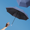 雨伞加大加固折叠晴雨两用伞黑胶遮阳伞男女太阳伞简约纯色大号伞