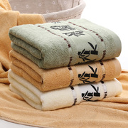 夏季竹纤维提花浴巾成人家用70*140直供竹纤维加厚断档浴巾