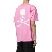 2024暗黑潮牌MMJ骷髅王MASTERMIND WORLD夏季粉红小众T恤男女短袖