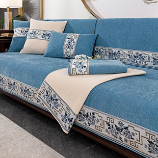 新中式沙发垫套罩红木沙发坐垫子实木，沙发套罩四季通用防滑中国风