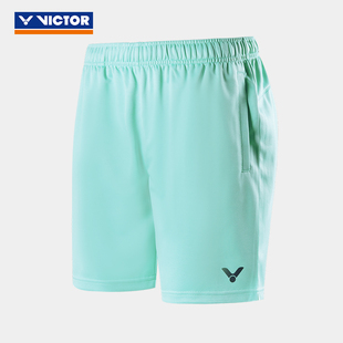 victor威克多羽毛球服训练系列女款针织运动短裤r-31201