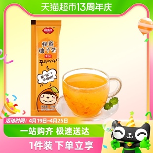 福事多蜂蜜柚子茶，35g1条装泡水喝冲饮水果茶，饮料果汁