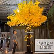 大型仿真银杏树 金色许愿树秋季造景装饰树舞台拍摄装饰工程