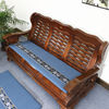 四季通用红实木沙发垫新中式古典家具木质单三人(单三人)组合坐垫加厚