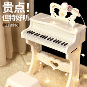 儿童钢琴玩具多功能电子琴带话筒初学女孩2宝宝5岁3小孩6生日礼物