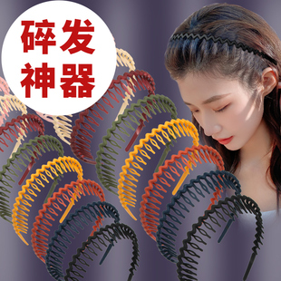 洗脸发箍加宽梳齿弹力大不勒头不易断