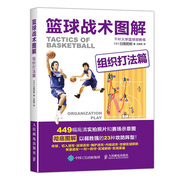 篮球战术图解组织打法篇篮球基础入门技巧技术战术，图解书籍篮球教学书，看图学篮球技术战术书篮球技术战术训练书籍