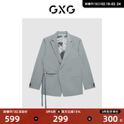 gxg男装商场同款灰色，男士时尚休闲西装，外套22年秋季
