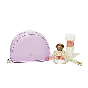日本杂志附录紫粉色双拉链，半圆形大容量化妆包收纳包整理(包整理)手拿包
