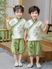 兄妹装夏装男女童儿童唐装，汉服3岁4两件套宝宝，中国风5表演服套装2