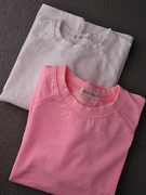 韩国进口儿童纯色圆领蝙蝠袖T恤 女童春秋薄款中大童长袖打底衫