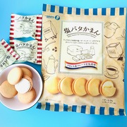日本进口宝制果芝士黄油，夹心饼干岩盐海盐奶酪下午茶糕点零食曲奇
