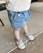 Livia Joy 2023夏季儿童牛仔短裤女童夏装中小童宝宝洋气裤子