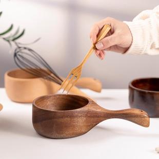日式木汤勺家用厨房盛汤木质大号勺子盛粥勺木勺木质家用舀米水瓢