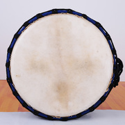 非洲手鼓8寸10寸12寸非洲鼓初学印尼进口整木掏空雕刻丽江羊皮