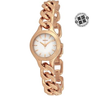 DKNY 女士 Chambers 银色表盘手表 - 银色 美国奥莱直发