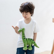 儿童立体t恤动物恐龙衣服夏季两三岁小童男女童宝宝短袖纯棉上衣