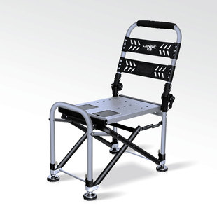 金阁钓椅23d多功能四脚，可升降折叠便携全地形硬面骑士椅垂钓椅