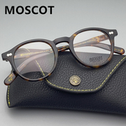 MOSCOT复古圆形板材眼镜框男女潮 MILTZEN玛士高眼镜架成品近视镜