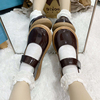 QQ猫原创洛丽塔大头鞋日系学生复古可爱牛筋厚底圆头单鞋