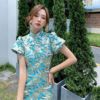 夏季2023中国风改良旗袍连衣裙中长款夏季收身显瘦宽松女装