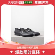 香港直邮tod's男士，t带木纹，皮革乐福鞋